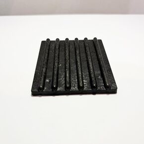 Black Rubber Gasket Pad Ribbed Anti-Vibration Isolation Pad ABS Material Fill and Level Up in Kuwait