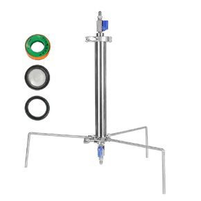 Closed Loop Extractor, with Tripod and Pressure Pipe Extractor Kit for Extract from Plant Leaves, Stainless Steel Vacuum Chamber/Tube 45 Gram in Kuwait