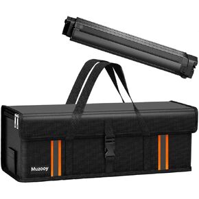 حقيبة بطارية Ebike، 8 طبقات، حماية من الحرائق، حقيبة بطارية مقاومة للحريق، مقاومة للماء، مقاومة للانفجار، حافظة واقية لبطارية Ebike، أسود أحمر، L، مفيدة in Kuwait