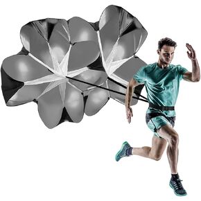 Running Parachute Speed Chute 56 Inch Dual Speed Drills Resistance Parachute for Speed Training, Track, Football, Basketball – Boost Acceleration, Strength & Stamina in Kuwait