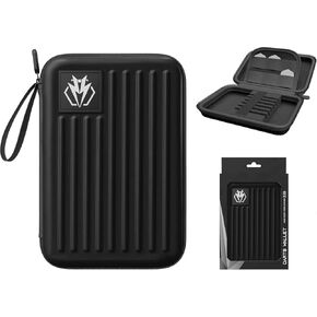 حقيبة رمي السهام، حقيبة حمل السهام تحتوي على 6 سهام وملحقات إضافية، مادة EVA واقية، أنابيب تخزين مدمجة وجيوب للرحلات الجوية، والنصائح، والأعمدة إلخ (أرجواني) in Kuwait