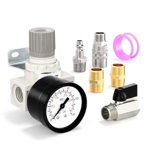 3/8" NPT Air Compressor Regulator, with 0-150 PSI Gauge, BR3000 Air Gauge Regulator Inline for Air Compressor and Pneumatic Tools in Kuwait