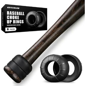 6 Pack Baseball Bat Grip Choke Up Rings,Choke Up Rings for Baseball Softball and Teeball Bat,Improve Swing and Increase Control,Enhance Grip On The Bat Handle in Kuwait