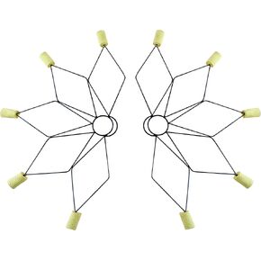 زوج/مجموعة من مراوح النار الماسية مكونة من 2 / - مصنوعة من كيفلر أراميد للراقصين 5 فتائل 2 بوصة كيفلر للعروض للمهرجانات وتدفق ممارسة الرقص الشرقي وزهرة اللوتس in Kuwait