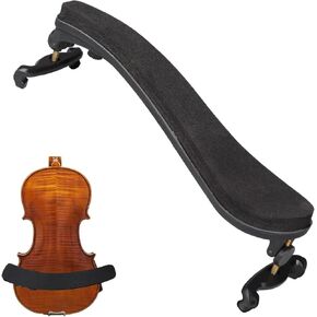 Violin Shoulder Rest for 4/4 and 3/4 Size, Collapsible and Height Adjustable Feet, Universal Type Parts Soft Easy to use, High Strength Sponge (Black) in Kuwait