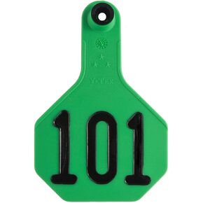 علامات أذن خضراء مرقمة 26-50 Y-Tex 3 Star متوسطة الحجم لهوية الماشية in Kuwait