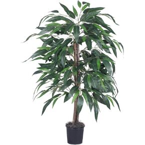 Vickerman 4' Artificial Mango Bush, Brown Square Plastic Container in Kuwait
