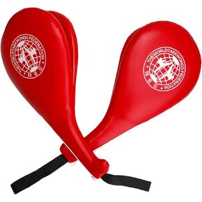 عبوتان من وسادات ركلة التايكوندو الحمراء - وسادات متينة للفنون القتالية، أهداف تدريب كيك بوكسينغ TKD للكاراتيه للتدريب in Kuwait