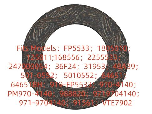 Replacement FP5533 1805010 Friction/Clutch Disc OD 5.5" X ID 3.375" X Thickness 0.128" Fits Bu-sh Ho-g 64651 64561BH 91561 Fits Wal-ters-Che-id 168556 Clutch Disc (2Pack) in Kuwait