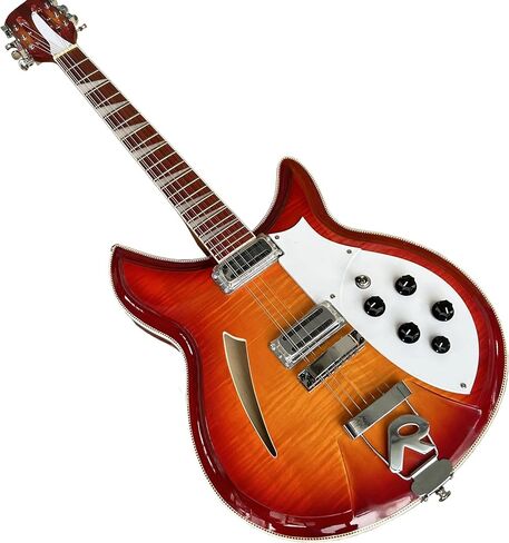 جيتار كهربائي Sunburst مكون من 12 وترًا شبه مجوف - طراز 381 - 21 فريتس - ألدر in Saudi Arabia