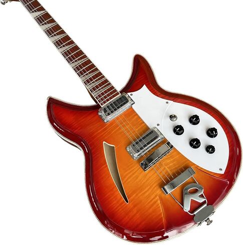 جيتار كهربائي Sunburst مكون من 12 وترًا شبه مجوف - طراز 381 - 21 فريتس - ألدر in Saudi Arabia
