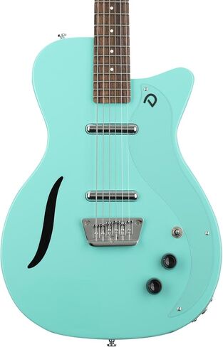 Danelectro Vintage Baritone Electric Guitar - Dark Aqua in Kuwait