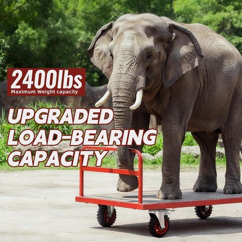 5 Inch Caster Wheels Heavy Duty with Dual-Lock Safety Brake and Rubber Tire Wheels, Heavy Duty - 400 Lbs Per Caster for Workbench, Trolley, Cabinet, Swivel Rubber Wheel 4-Packs with mounting Hardware in Kuwait