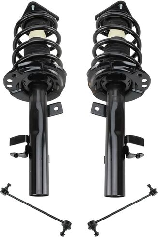 TRQ Front Suspension Kit Complete Strut & Coil Spring Assembly Sway Bar Stabilizer Link Compatible with 2015-2018 Jeep Renegade in Saudi Arabia