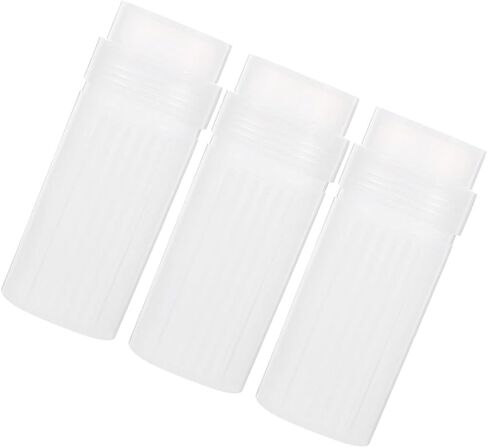 Yardwe 3pcs Plastic Slide Staining Jars with Lid round Microscope Slide Storage Containers for Laboratory Use for Pathology and Chemistry Samples in Saudi Arabia