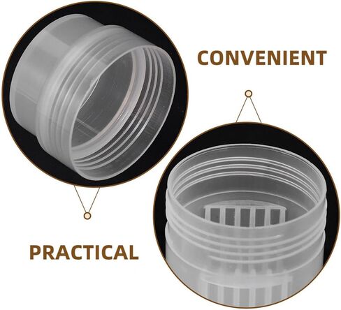 Yardwe 3pcs Plastic Slide Staining Jars with Lid round Microscope Slide Storage Containers for Laboratory Use for Pathology and Chemistry Samples in Saudi Arabia