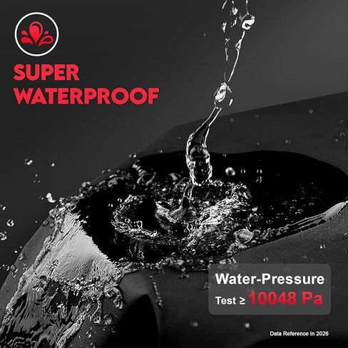 Comnova Boat Cover 16-18.5 FT - Marine Grade Trailerable Boat Cover Heavy Duty & Waterproof - Fit 16 to 18.5ft V-Hull, Tri-Hull, Fishing Boats, Runabout, Bowrider, Fish & Ski and Pro-Style Bass Boats in Kuwait