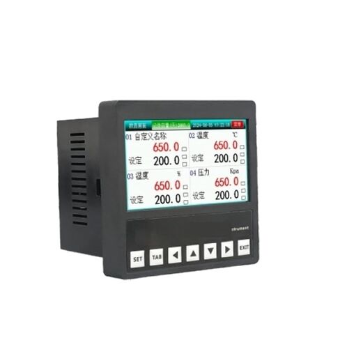 Multi-Channel Touch Screen Temperature Controller with RS485, 4-20mA, 0-5V, PID Pressure Control Pressure Controller(4 Channels SSR) in Kuwait