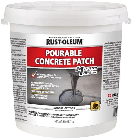 Rust-Oleum 369667 Pourable Concrete Patch, 5 lb Pail in Kuwait