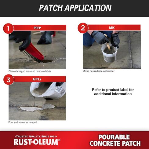 Rust-Oleum 369667 Pourable Concrete Patch, 5 lb Pail in Kuwait
