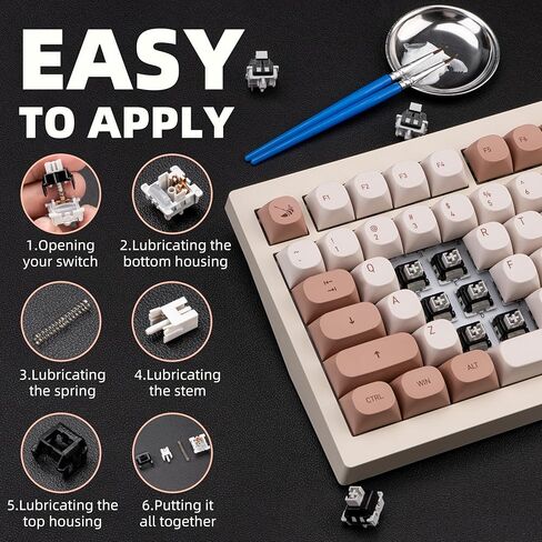 طقم تشحيم لوحة المفاتيح - GPL 205G0 0.17oz/5g وGPL 105 0.17oz/5g لمفاتيح لوحة المفاتيح الميكانيكية وتشحيم النوابض in Kuwait