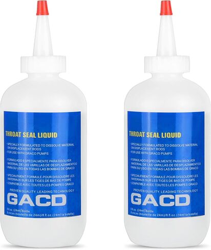GregYoung Airless Paint Sprayer Pump Fluid Oil,Throat Seal Liquid,118ml *2 Bottle Armor,Compatible with Graco 210 230 390 395 490 495 595 3400 Airless Sprayer in Kuwait