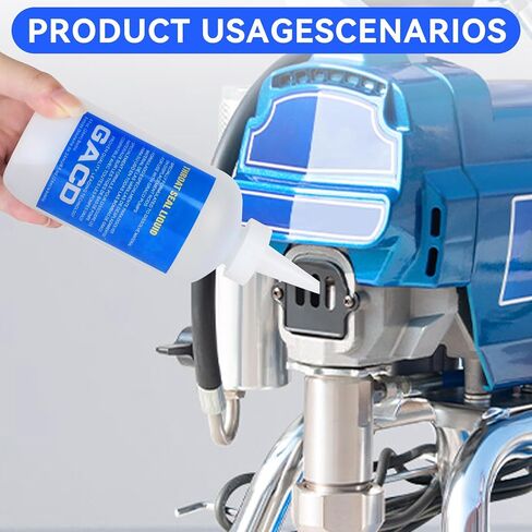 GregYoung Airless Paint Sprayer Pump Fluid Oil,Throat Seal Liquid,118ml *2 Bottle Armor,Compatible with Graco 210 230 390 395 490 495 595 3400 Airless Sprayer in Kuwait