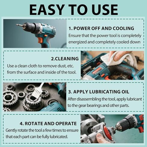 250g White Lubricating Grease,High Temperature Grease,Noise Reduction,Rustproof & Long-Lasting for Power Tool,Auto Wheel Bearings,Industrial Mechanical Components in Kuwait