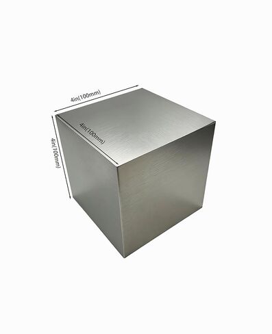 1 PCS 4 x 4 x 4 Inch Rectangle Aluminum Flat Bars,6061 General Purpose Plate,100 x 100 x 100 mm Aluminum Block,Solid New Mill Stock in Saudi Arabia