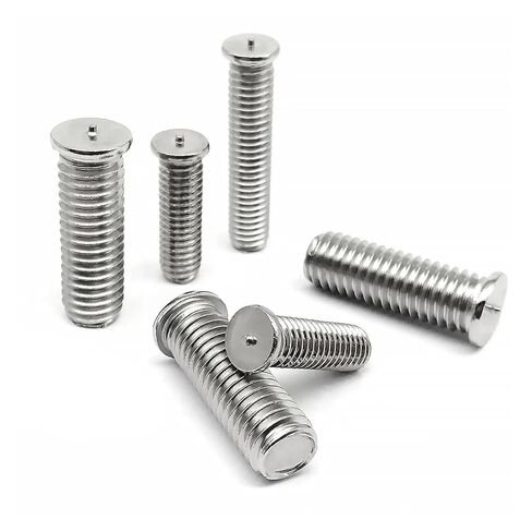 Weld Studs, 5/10/50pcs M3 M4 M5 M6 M8 M10 304 A2-70 Stainless Steel Stud Weld Spot Welding(14mm,10pcs M5) in Saudi Arabia