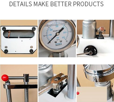 Denture Flask Compress, Hydraulic Dental Press Machine Denture Flask Pressure, Simple Operation, Suitable for Beginners in Saudi Arabia