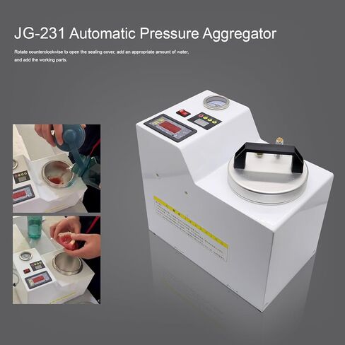 Dental Laboratory Automatic Digital Pressure Polymerizer Polymerization Machine with Air Pump for Repair Denture Base in Kuwait