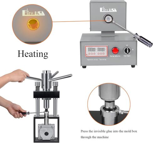 REEHUT 350W Automatic Dental Lab Flexible Denture Machine Valplast System for Heating The Flexible Material in Kuwait