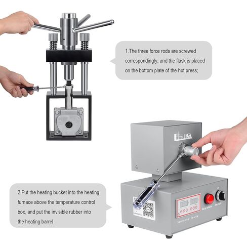 Automatic Dental Reminder Temperature Control Flexible Denture Injection System in Kuwait
