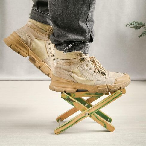 Miwayer Bamboo 4 Gears Adjustable Upscale Guitar Foot Rest Non-Slip Foot Stool Foldable Footrest from 4.5" up to 8"，Accessory for Classical Acoustic Guitar Part in Saudi Arabia