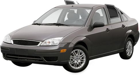 Precut Windows Tint Film All Sides Cars Sun Blocking Protection Privacy Anti Shatter Glass 2 Ply Film Any Tint Shade kit for Ford Focus Sedan 2000-2007 in Kuwait
