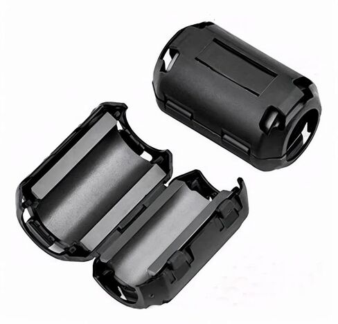 10 قطع من مشبك فلتر الضوضاء الأساسي من الفريت، ومثبت EMI RFI سهل التركيب لـ USB وHDMI وسلك الطاقة والمحوري ومكبر الصوت وكابلات البيانات - القطر الداخلي 5 مم EMC النيكل والزنك الخانق عالي الأداء UI1000 in Kuwait