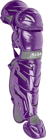 All-Star System 7 Axis Leg Guards - Youth - Elite-Level Protection with Patented LINQ Hinge, DeltaFlex Harness, Shapable Plastic Shells, and Full Coverage for Confident Blocking, Throwing, and Running in Kuwait