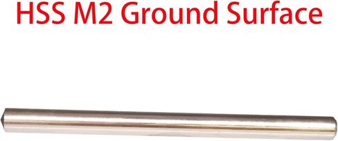 MAXTOOL 1/4"x4" Reamer Blanks High Speed Steel M2 5PCs Hardened for making variety Tools - Drills, Mills, Tool Bits, Punches, Reamers; TBF02D16L400R5 in Saudi Arabia