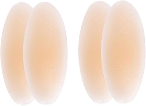 minkissy 2 Pairs Silicone Calf Protector Pads Self-Adhesive Leg Pads Kit Skin Color Anti-Chafing for Women Leg Shape Correction and Sports Use in Saudi Arabia
