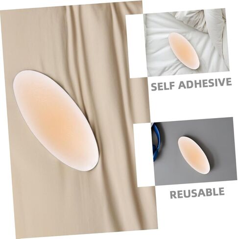PartyKindom Silicone Self-Adhesive Calf Pads and Thigh Anti-Chafing Leg Protectors, Skin Color, One Size Fits, Soft Leg Support for Men and Women, 2 Pairs in Saudi Arabia