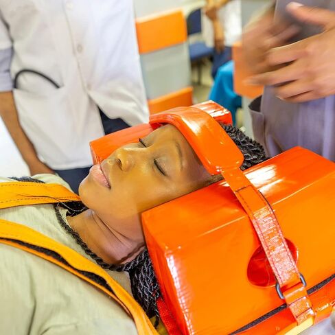 ASA Techmed Spine Board Stretcher, Patent Transfer EMT Backboard Immobilization, Base Board Yellow in Saudi Arabia