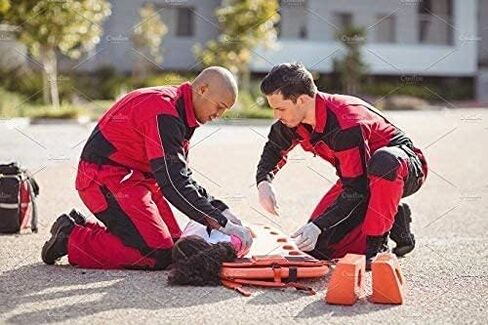 ASA Techmed Spine Board Stretcher, Patent Transfer EMT Backboard Immobilization, Base Board Yellow in Saudi Arabia