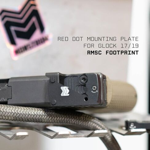 Monstrum 7075 سلسلة تتوافق مع لوحة تركيب النقطة الحمراء لنماذج غلوك غير MOS | متوافق مع RMSc + Holosun K/407k/507k نقاط حمراء للبصمة in Kuwait