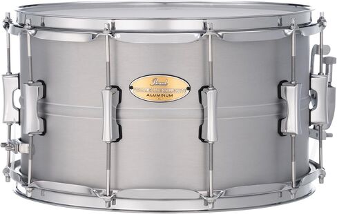 طبلة Pearl Primal Snare Collective من الألومنيوم مقاس 14 × 8 بوصة مع غلاف مطرز مقاس 1 مم، ولمسة نهائية مصقولة، وأطواق ثلاثية الحواف مقاس 2.3 مم، وعروات شد مزدوجة، ومصفاة فاخرة. in Saudi Arabia