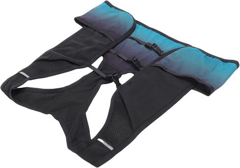 Zunate Running Hydration Vest with 2 Water Bottles, Lightweight Breathable Jogging Pack Featuring 3L Storage Capacity and Reflective Strips for Night Visibility in Saudi Arabia