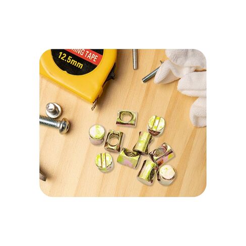 24 قطعة M8x14mm برميل المكسرات عبر المسامير مشقوق المكسرات الأجهزة استبدال عدة ل سرير بطابقين سرير الألواح الأمامية الكراسي الأثاث in Saudi Arabia