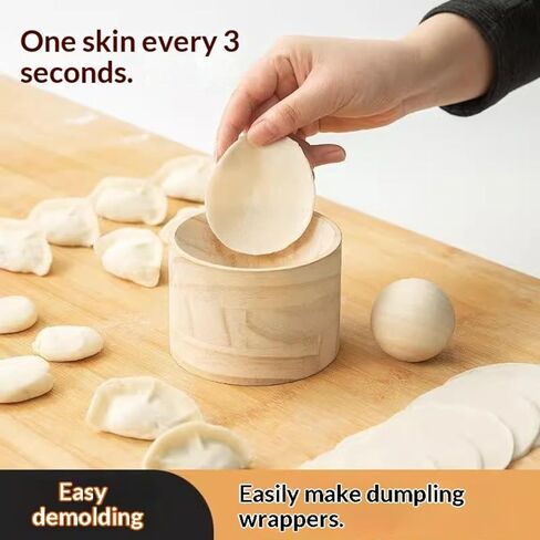 Dough Presser Dumpling Skin Pressing Tool Dumpling Skin Maker Empanada Maker Press Home DIY Bao Bun Empanada Mold Making Tool in Saudi Arabia