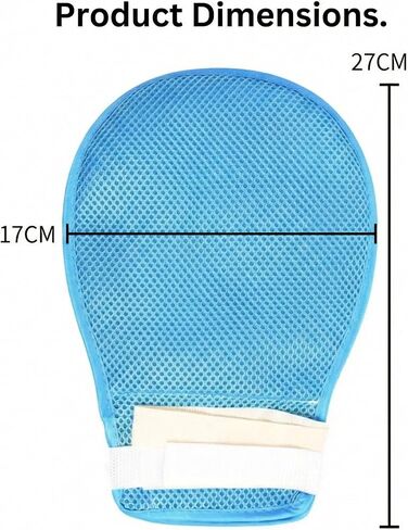 WALWAL Dementia Restraint Gloves Breathable Anti Scratch Patient Mitts With Zipper Opening(2 Pcs) in Saudi Arabia