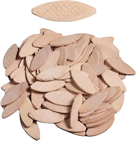 100 Pcs Solid Beech Wood Plank Splicing Biscuit Tenons - DIY Woodworking Board Docking Joiner Tool in Kuwait